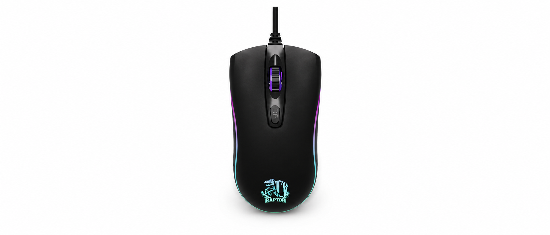 Mouse Gamer Raptor Storm Grip 4 botones 3600dpi 7 colores