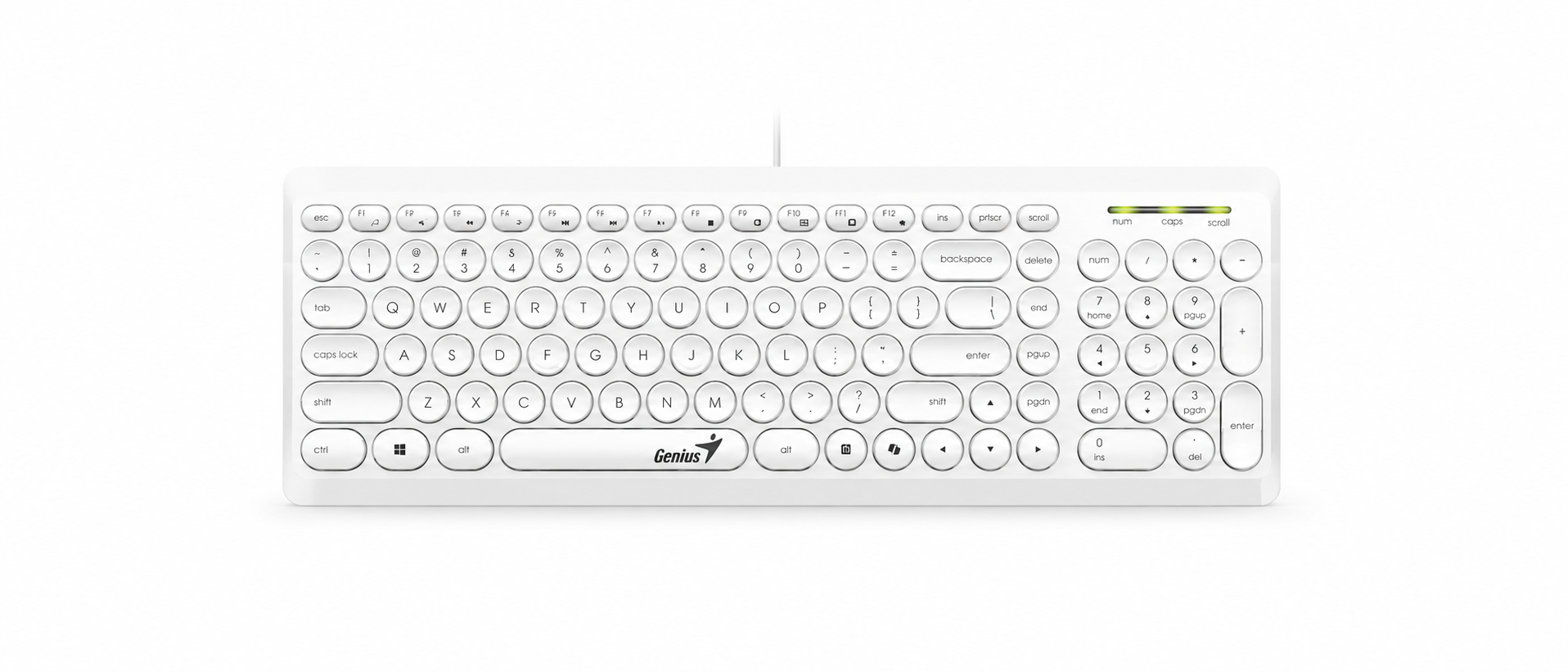 Teclado Genius - SlimStar Q200 -